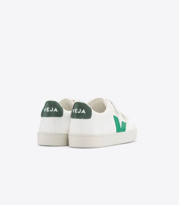 Boys Shoes Cyrillus Children039s Leather Veja Sneakers Blancvert