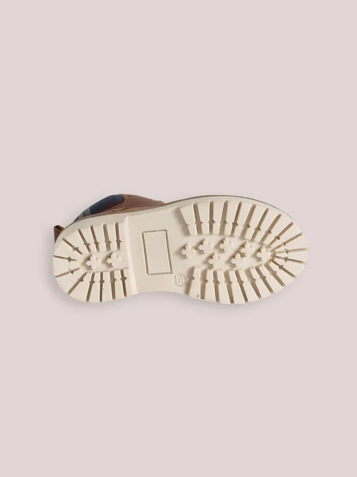 Boys Shoes Cyrillus Leather Ankle Boots Camel