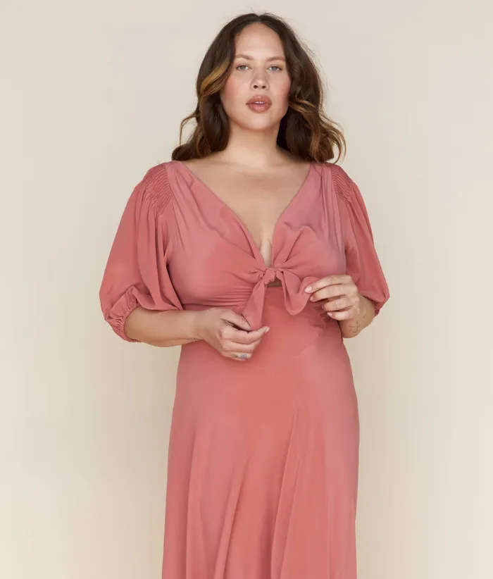 Bridal Women The Honey Dress Dusty Rose Silk Christy Dawn Bridal Women The Honey Dress Dusty Rose Silk Christy Dawn
