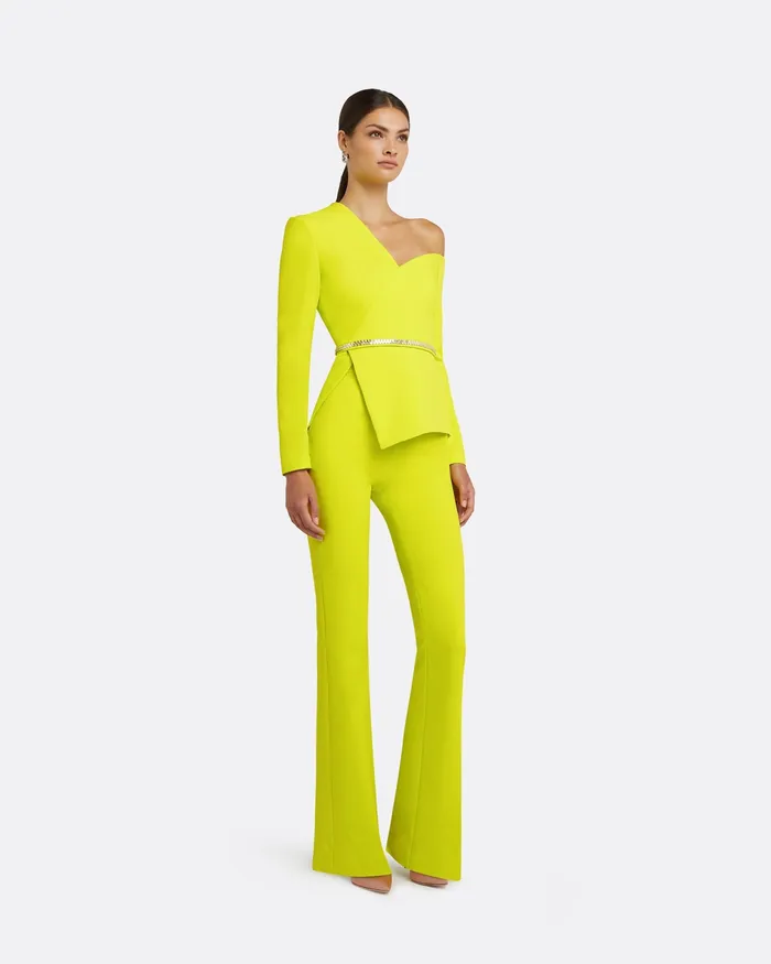 Brielle Meknes Top With Embroidered Belt Meknes Tops Safiyaa Women