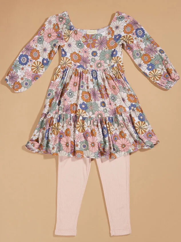 Brighton Floral Top And Pant Set Multi Girl Altar039d State Bottoms
