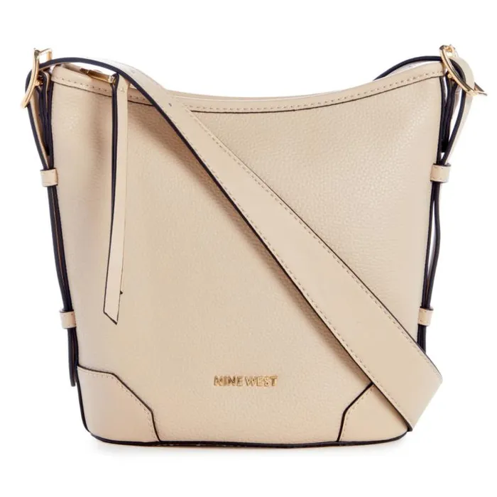 Brooklyn Crossbody Bucket Beige Women Nine West Crossbody