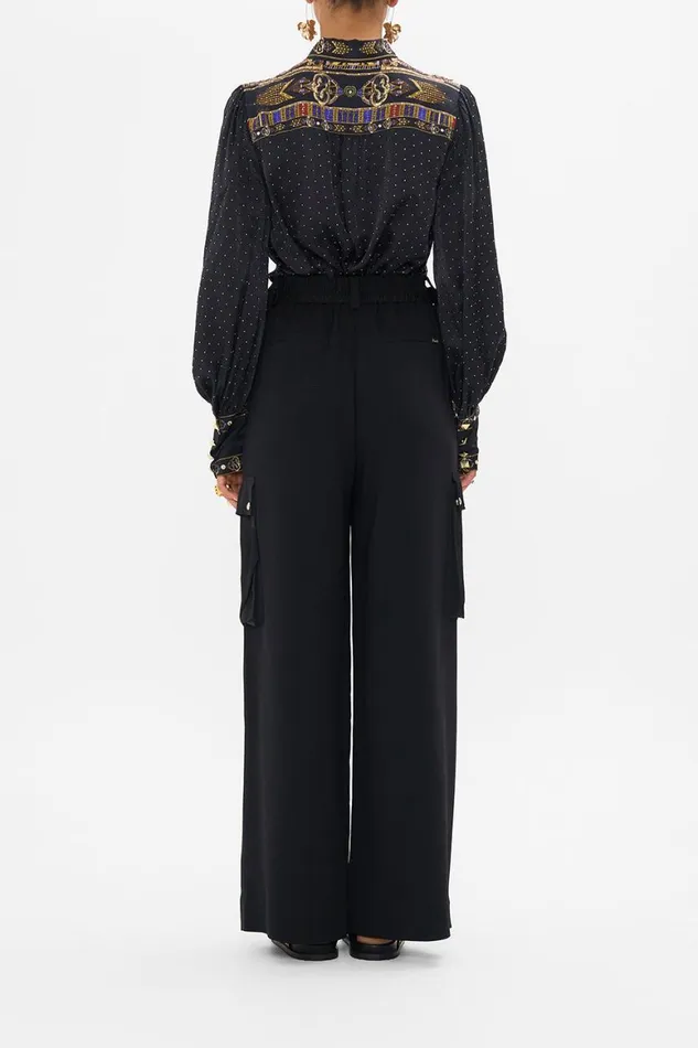 BUTTON THROUGH BLOUSON SLEEVE BLOUSE CARTOUCHE KINGDOM Cartouche Kingdom Womens Camilla Blouses and Shirts BUTTON THROUGH BLOUSON SLEEVE BLOUSE CARTOUCHE KINGDOM Cartouche Kingdom Womens Camilla Blouses and Shirts