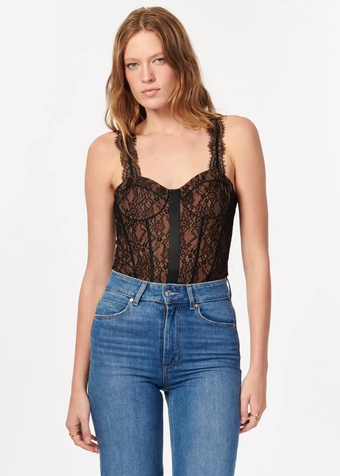 CAMI NYC Bodysuits Women Sean Bodysuit Black