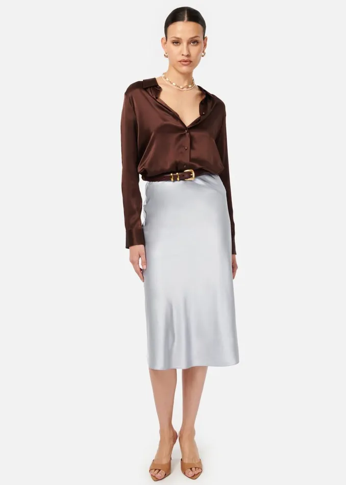 CAMI NYC Bottoms Women Aviva Skirt Bluebell