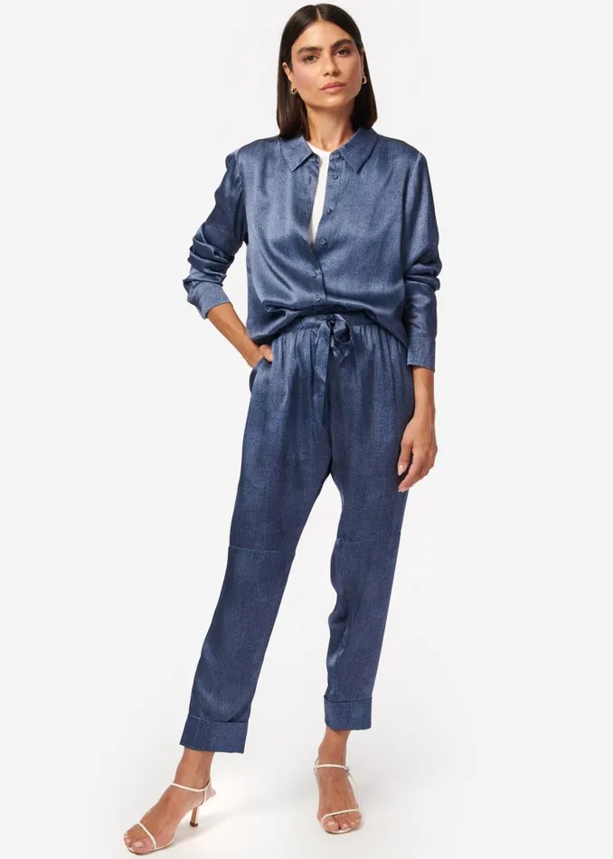 CAMI NYC Bottoms Women Gramercy Pant Raw Denim