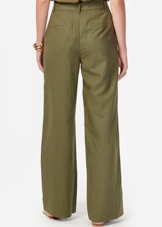 CAMI NYC Bottoms Women Sivan Wide Leg Pant Sencha