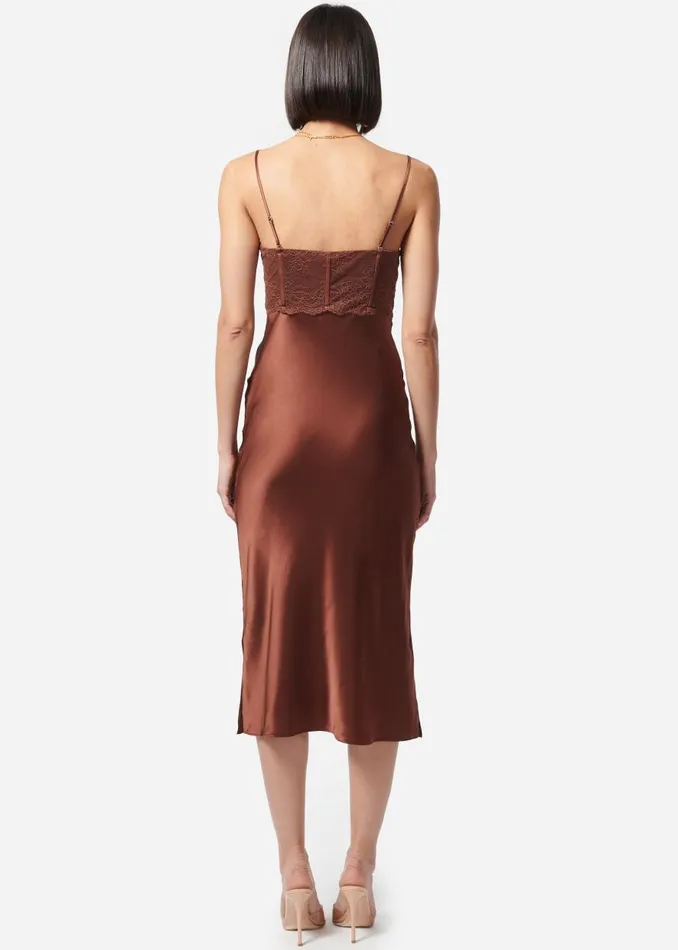 CAMI NYC Dresses Women Lara Dress Coffee
