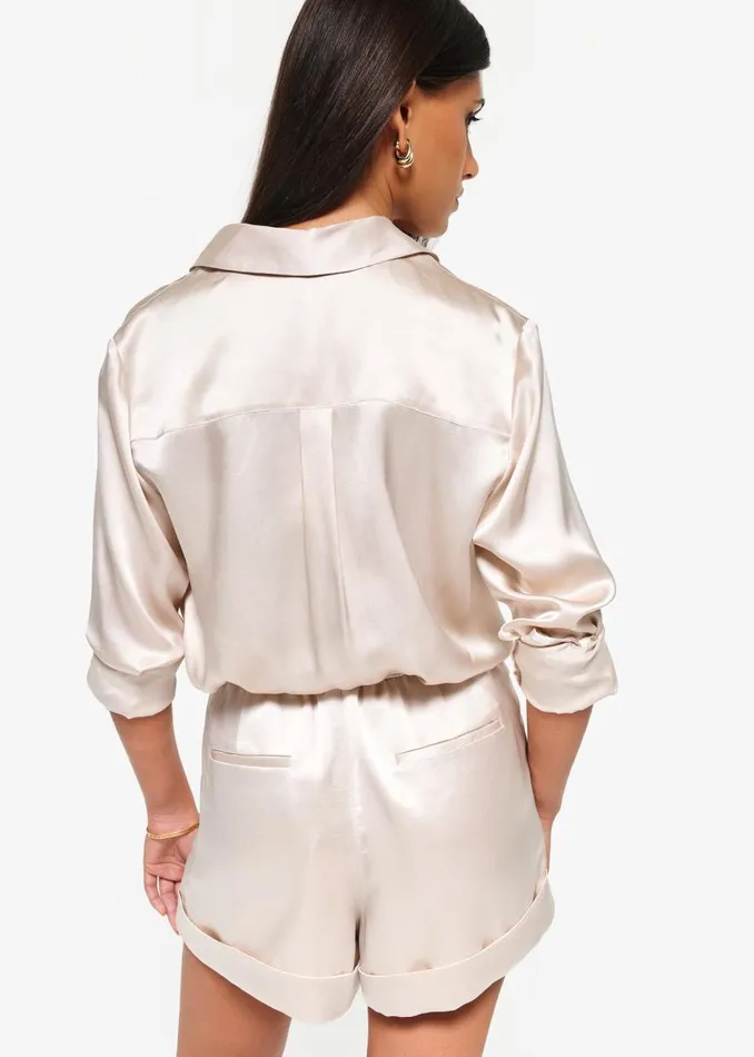 CAMI NYC Tops and Sweaters Women Crosby Blouse Oat