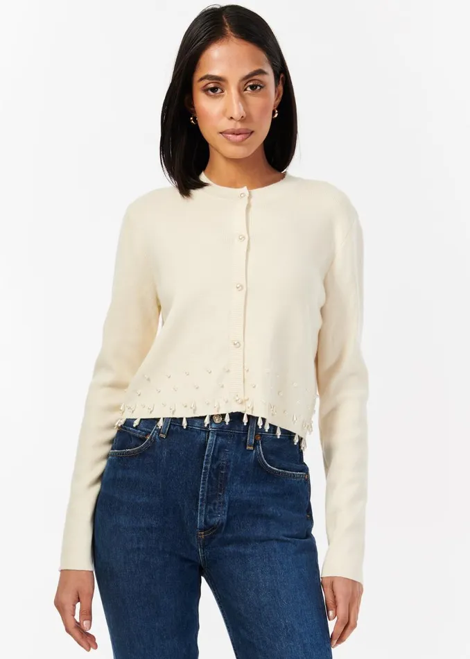 CAMI NYC Tops and Sweaters Women Perdita Cardigan Macadamia