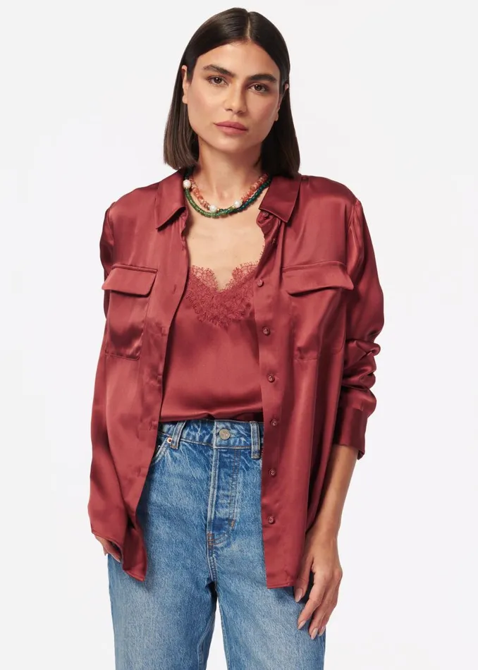 CAMI NYC Tops and Sweaters Women Rachelle Top Spice