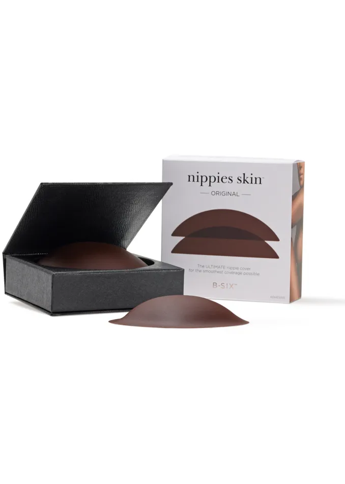 CAMI NYC Undergarments Women BSIX Nippies Skin Adhesive Nipple Covers Espresso