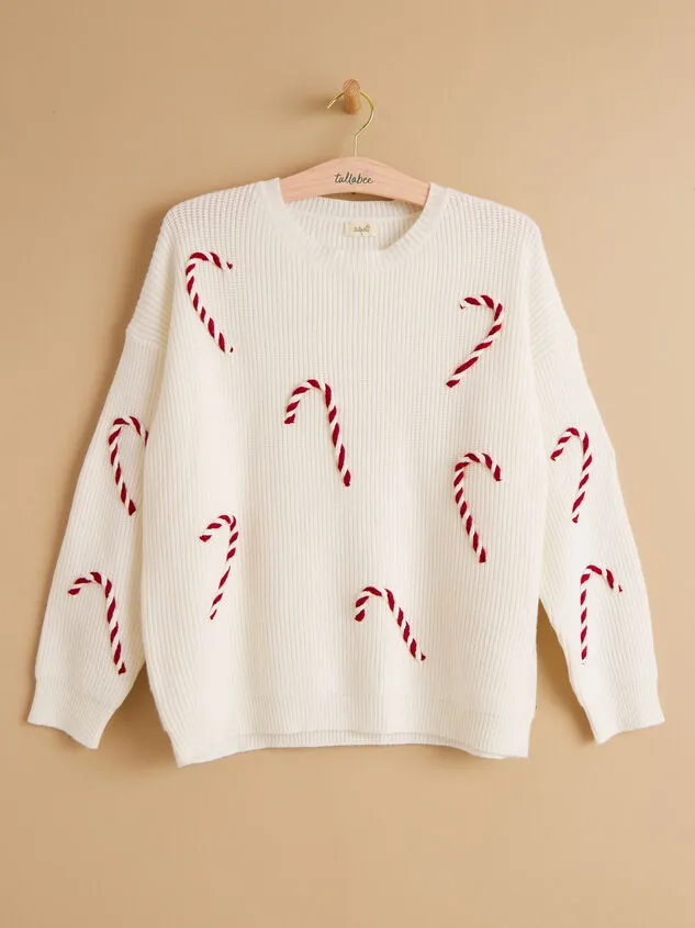Candy Cane Lane Mama Sweater Ivory Women Altar039d State Mama
