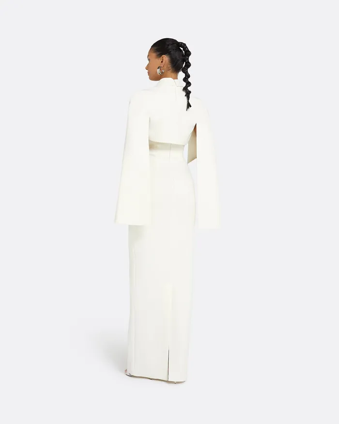 Capes and Harnesses Safiyaa Women Agnes Ivory Harness Ivory