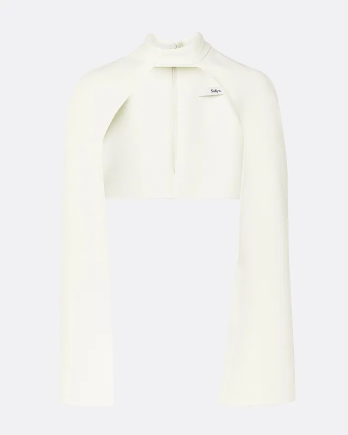 Capes and Harnesses Safiyaa Women Agnes Ivory Harness Ivory