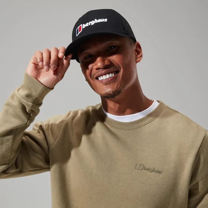 Caps and Hats MenWomen Berghaus Logo Recognition Trucker Cap 8211 Black