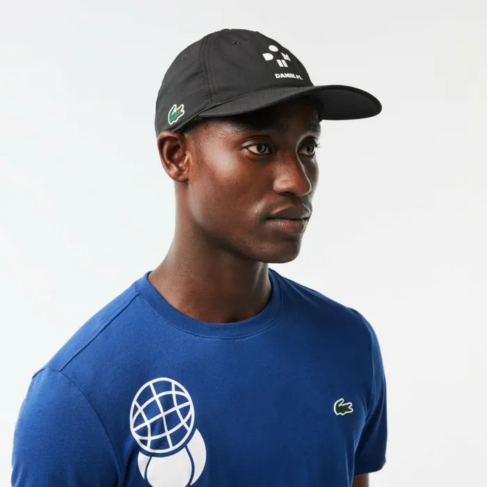 Caps and Hats MenWomen Lacoste Unisex Lacoste Tennis X Daniil Medvedev Cap Black C31