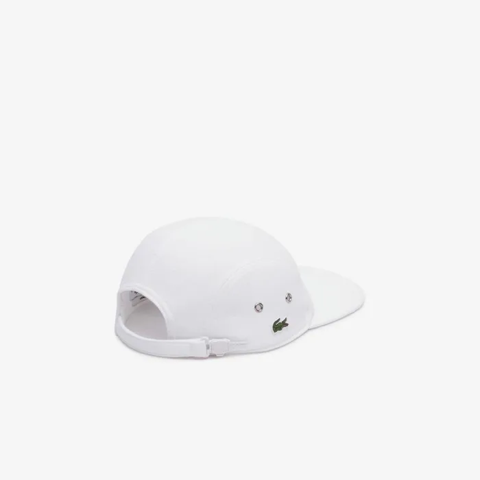 Caps and Hats MenWomen Lacoste Unisex Organic Cotton Piqu Cap White 001