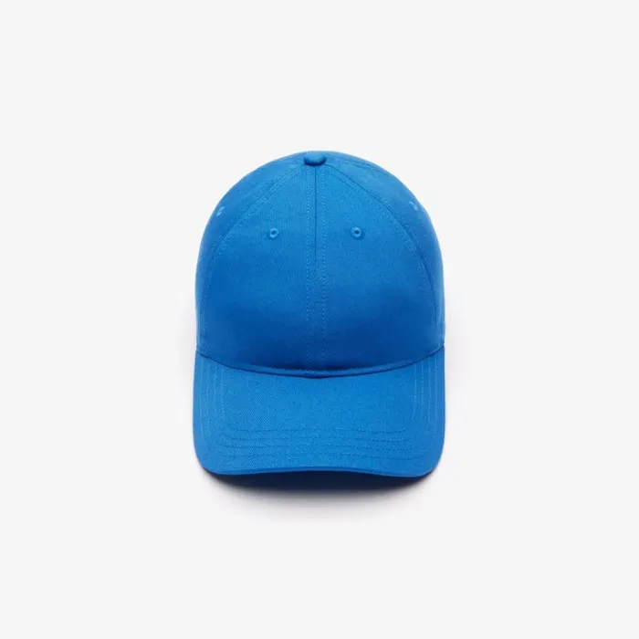Caps and Hats MenWomen Lacoste Unisex Organic Cotton Twill Cap Ladigue Blue Ixw