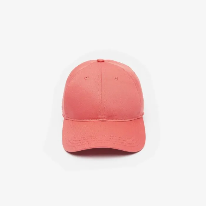 Caps and Hats MenWomen Lacoste Unisex Organic Cotton Twill Cap Pink Zv9