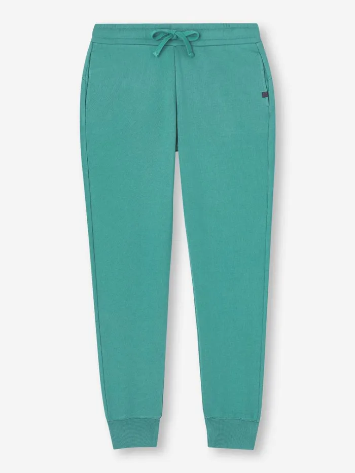 Casual Pants Women Derek Rose Sweatpants Quinn Cotton Modal Stretch Teal