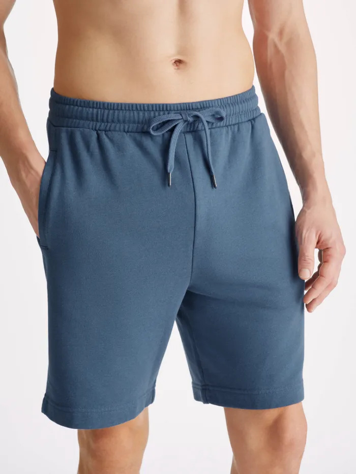 Casual Shorts Men Derek Rose Sweat Shorts Quinn Cotton Modal Denim