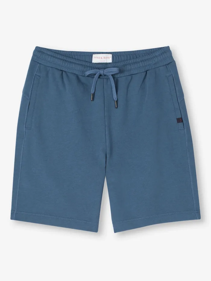 Casual Shorts Men Derek Rose Sweat Shorts Quinn Cotton Modal Denim