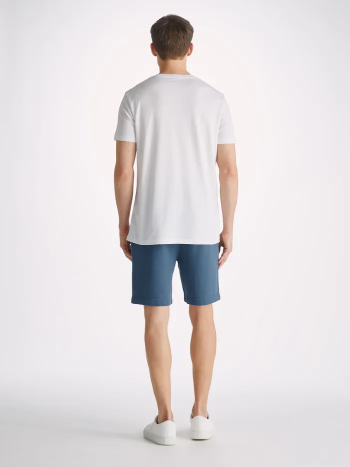 Casual Shorts Men Derek Rose Sweat Shorts Quinn Cotton Modal Denim