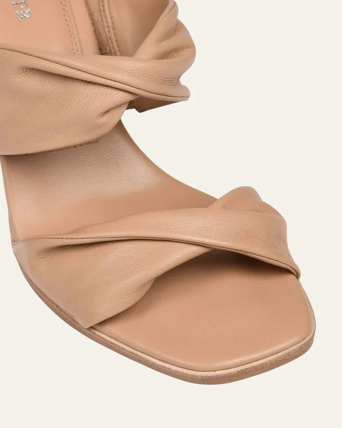 Caylie high heel sandals beige leather Women HIGH SANDALS jomercer Caylie high heel sandals beige leather Women HIGH SANDALS jomercer