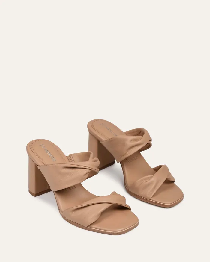 Caylie high heel sandals beige leather Women HIGH SANDALS jomercer Caylie high heel sandals beige leather Women HIGH SANDALS jomercer