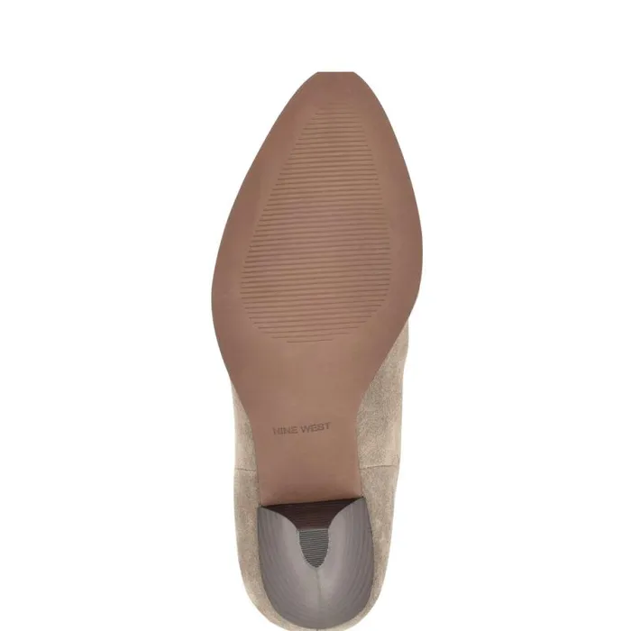 Ceynote Heeled Boots Medium Natural Women Nine West Heels Ceynote Heeled Boots Medium Natural Women Nine West Heels
