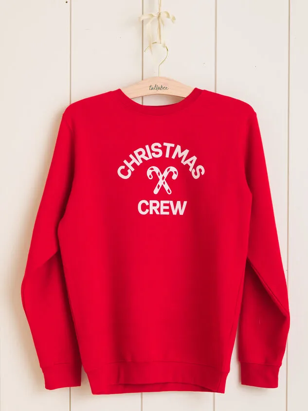 Christmas Crew Adult Graphic Sweatshirt Red Women Altar039d State Mama Christmas Crew Adult Graphic Sweatshirt Red Women Altar039d State Mama