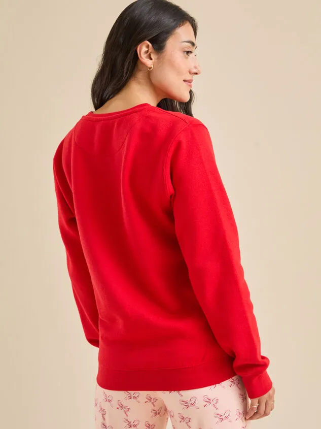 Christmas Crew Adult Graphic Sweatshirt Red Women Altar039d State Mama Christmas Crew Adult Graphic Sweatshirt Red Women Altar039d State Mama