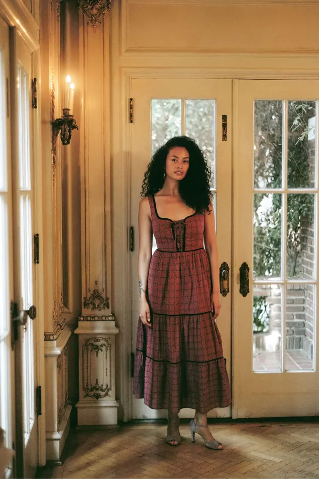 Christy Dawn Dresses Women The Adele Dress Crimson Trellis Christy Dawn Dresses Women The Adele Dress Crimson Trellis