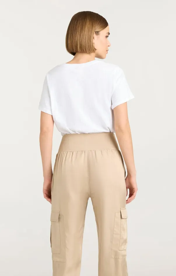 Cinq Sept C039est La Vie Tee Whiteblack Women Tees