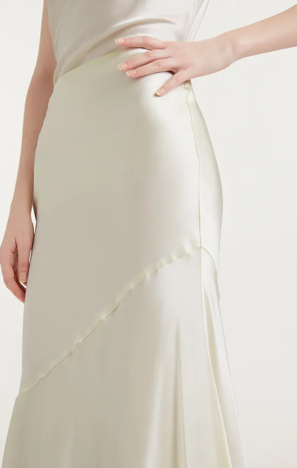 Cinq Sept Carter Skirt Ivory Women Skirts