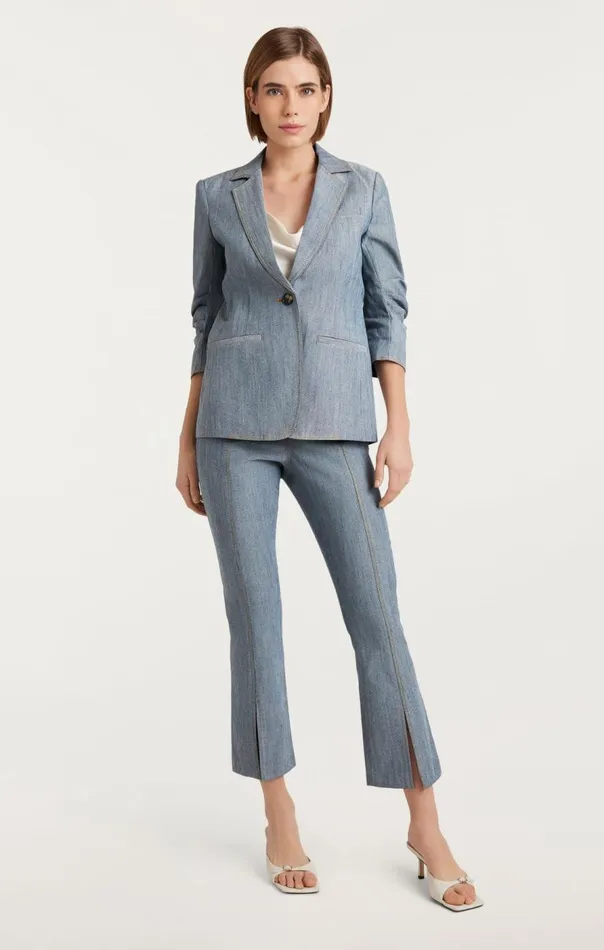 Cinq Sept Denim Khloe Blazer Lightindigo Women Blazers