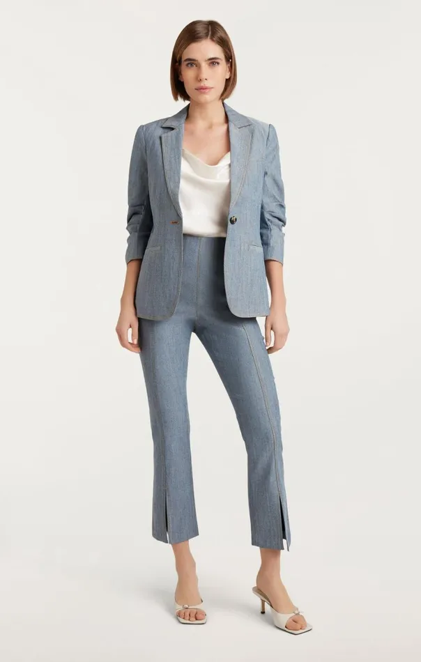 Cinq Sept Denim Khloe Blazer Lightindigo Women Blazers