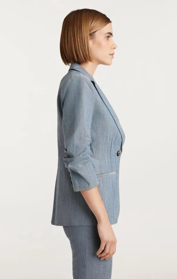 Cinq Sept Denim Khloe Blazer Lightindigo Women Blazers