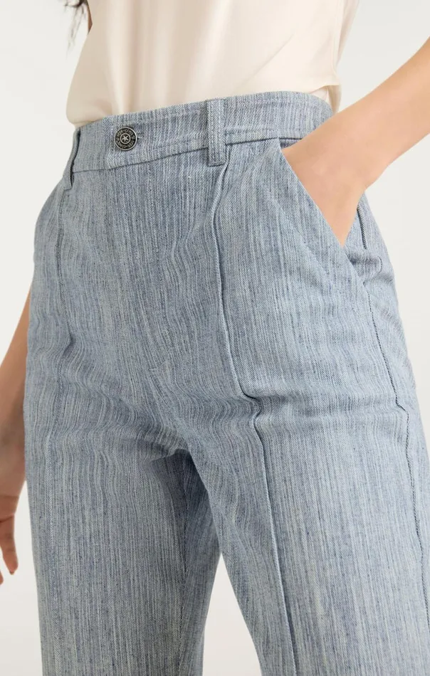 Cinq Sept Evelyn Pant Indigowhite Women Pants