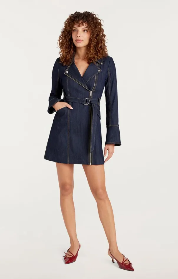 Cinq Sept Evie Dress Indigo Women Mini