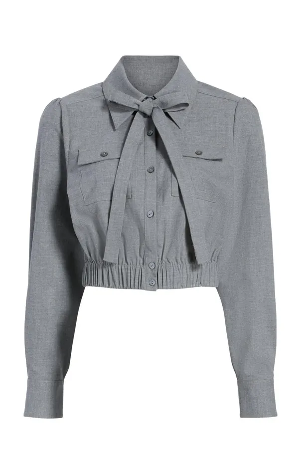 Cinq Sept Francesca Top Steelgrey Women Long Sleeve Tops