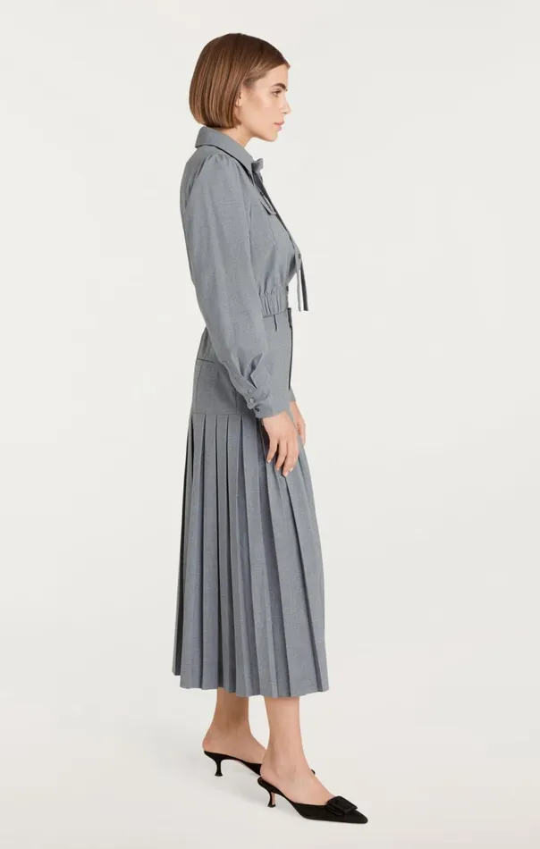 Cinq Sept Francesca Top Steelgrey Women Long Sleeve Tops