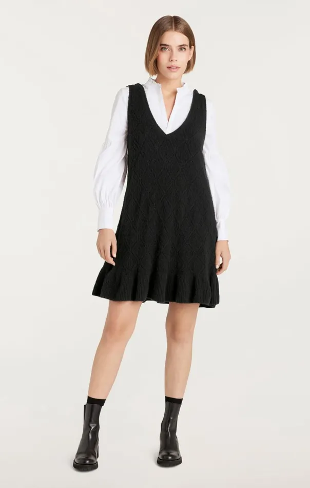 Cinq Sept Greysen Dress Blackwhite Women Sweaters and Knits