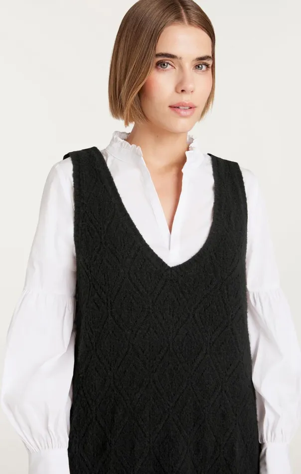 Cinq Sept Greysen Dress Blackwhite Women Sweaters and Knits
