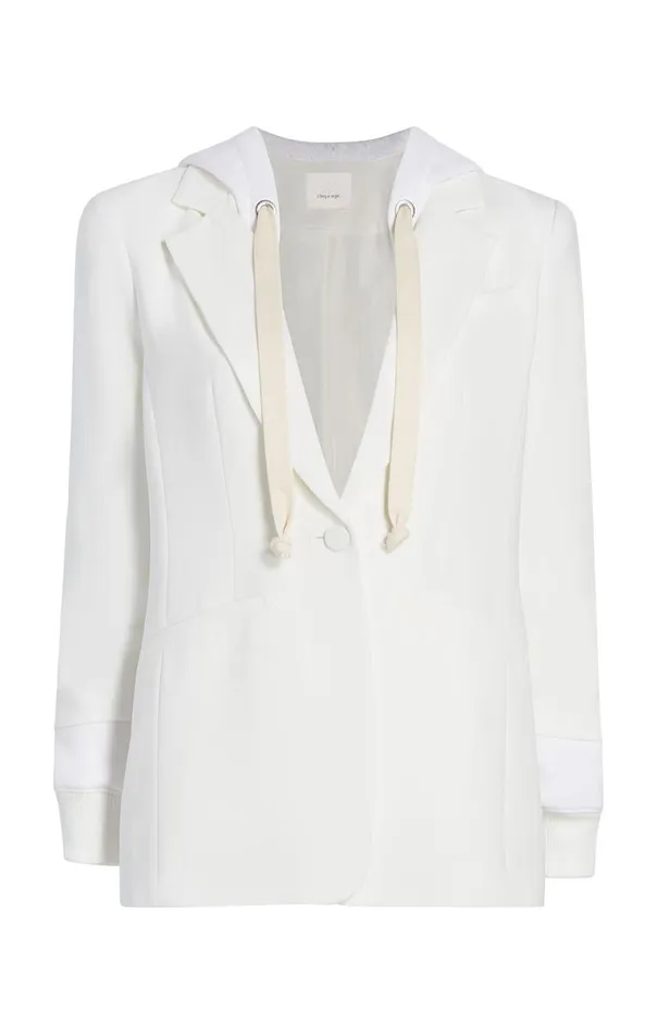 Cinq Sept Hooded Khloe Blazer Ivoryivory Women Jackets