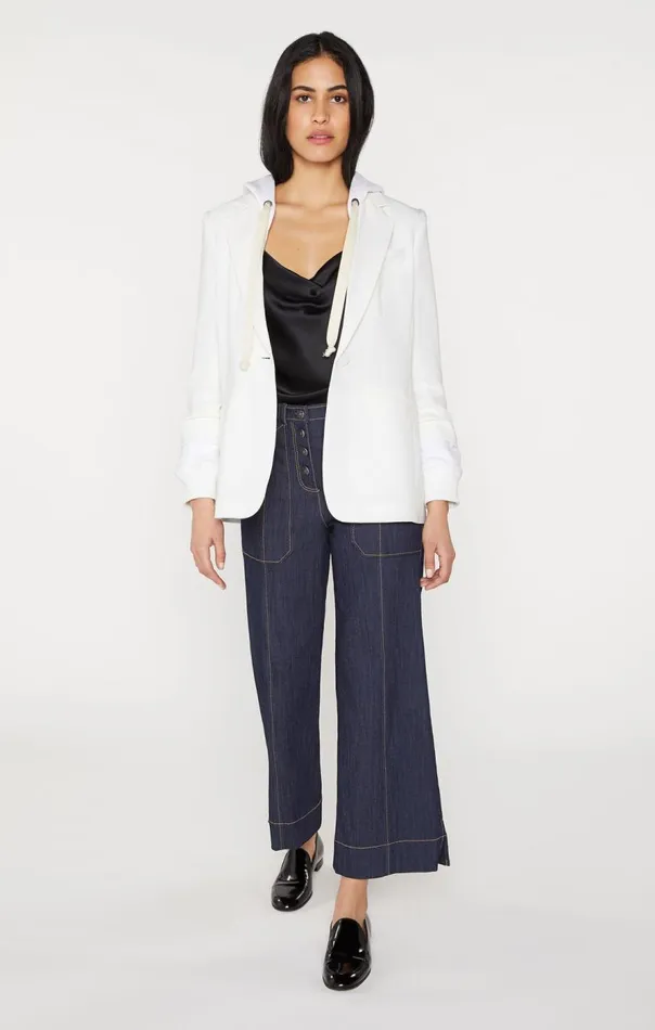 Cinq Sept Hooded Khloe Blazer Ivoryivory Women Jackets