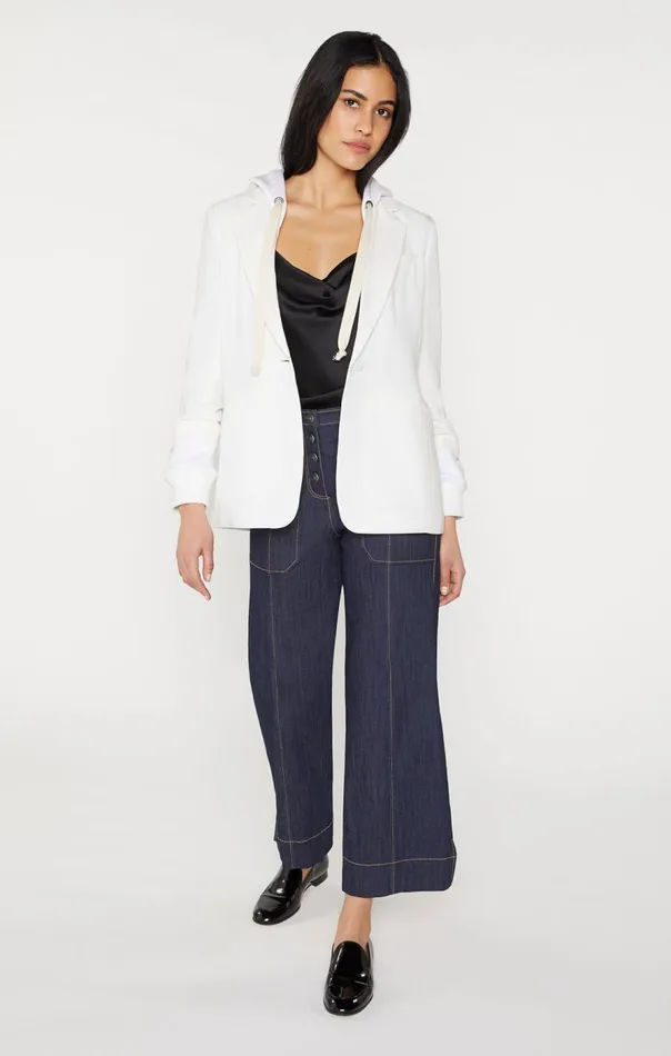 Cinq Sept Hooded Khloe Blazer Ivoryivory Women Jackets