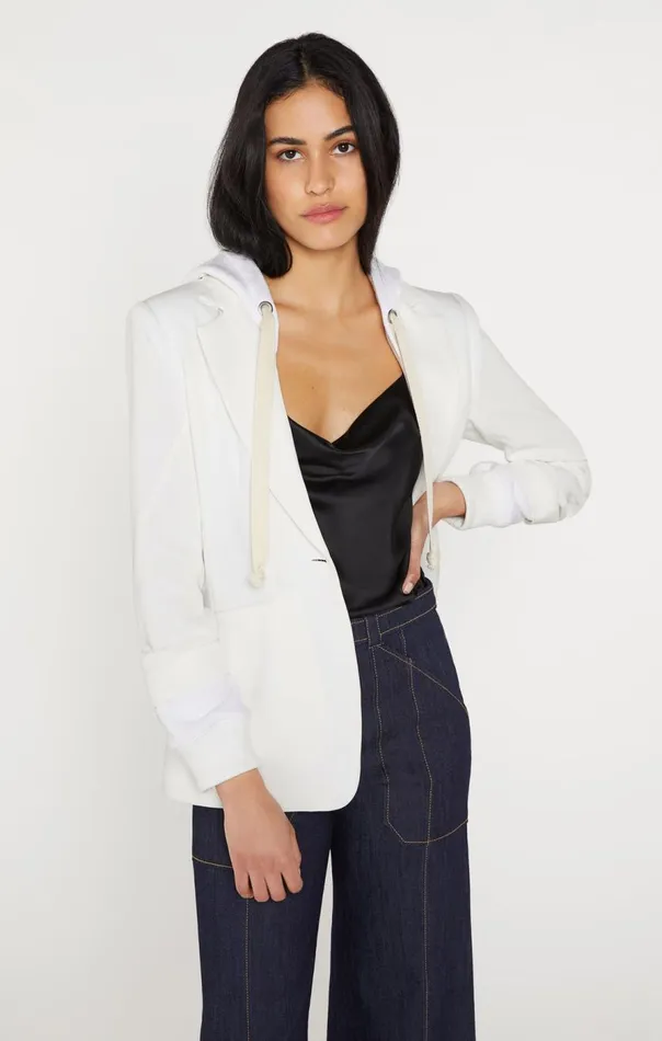 Cinq Sept Hooded Khloe Blazer Ivoryivory Women Jackets