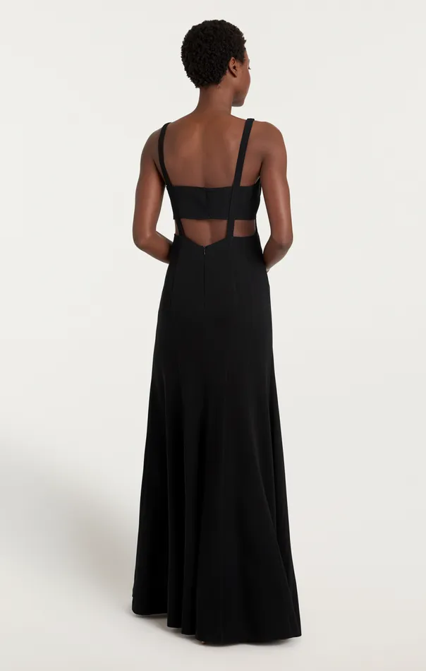 Cinq Sept Liliane Gown Black Women Cocktail and Evening